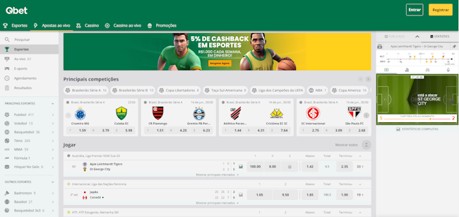 Aplicativo esporte bet